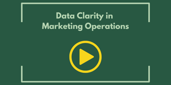 Data Clarity in Marketing Operations