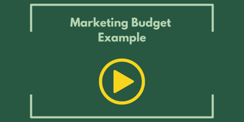 Marketing Budget Example