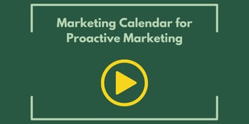 Marketing Calendar for Proactive Marketing