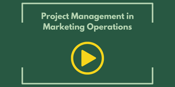 Project Management in Marketing Operations