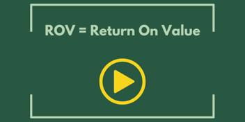 ROV = Return On Value