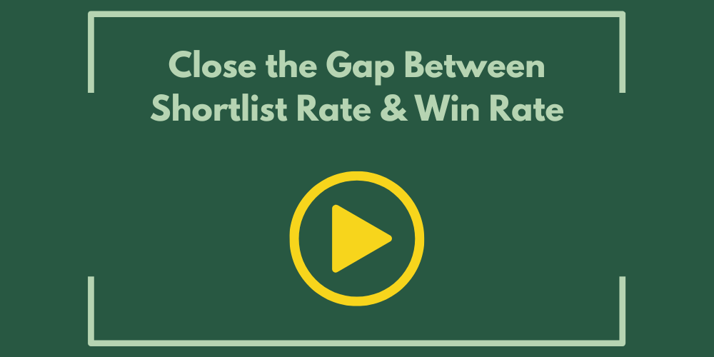 Close the Gap Between Shortlist Rate and Win Rate