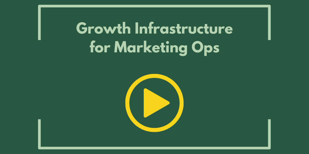 Growth Infrastructure for Marketing Ops