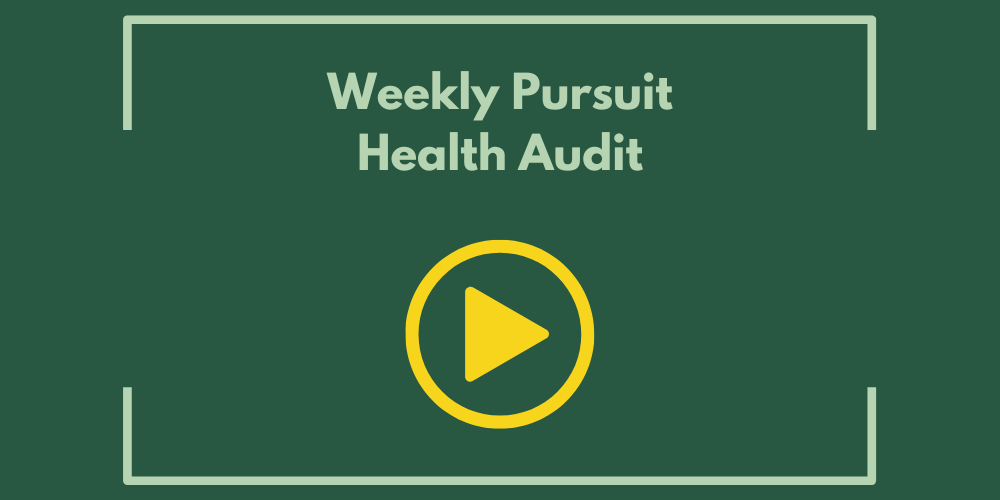 Weekly Pursuit Health Audit